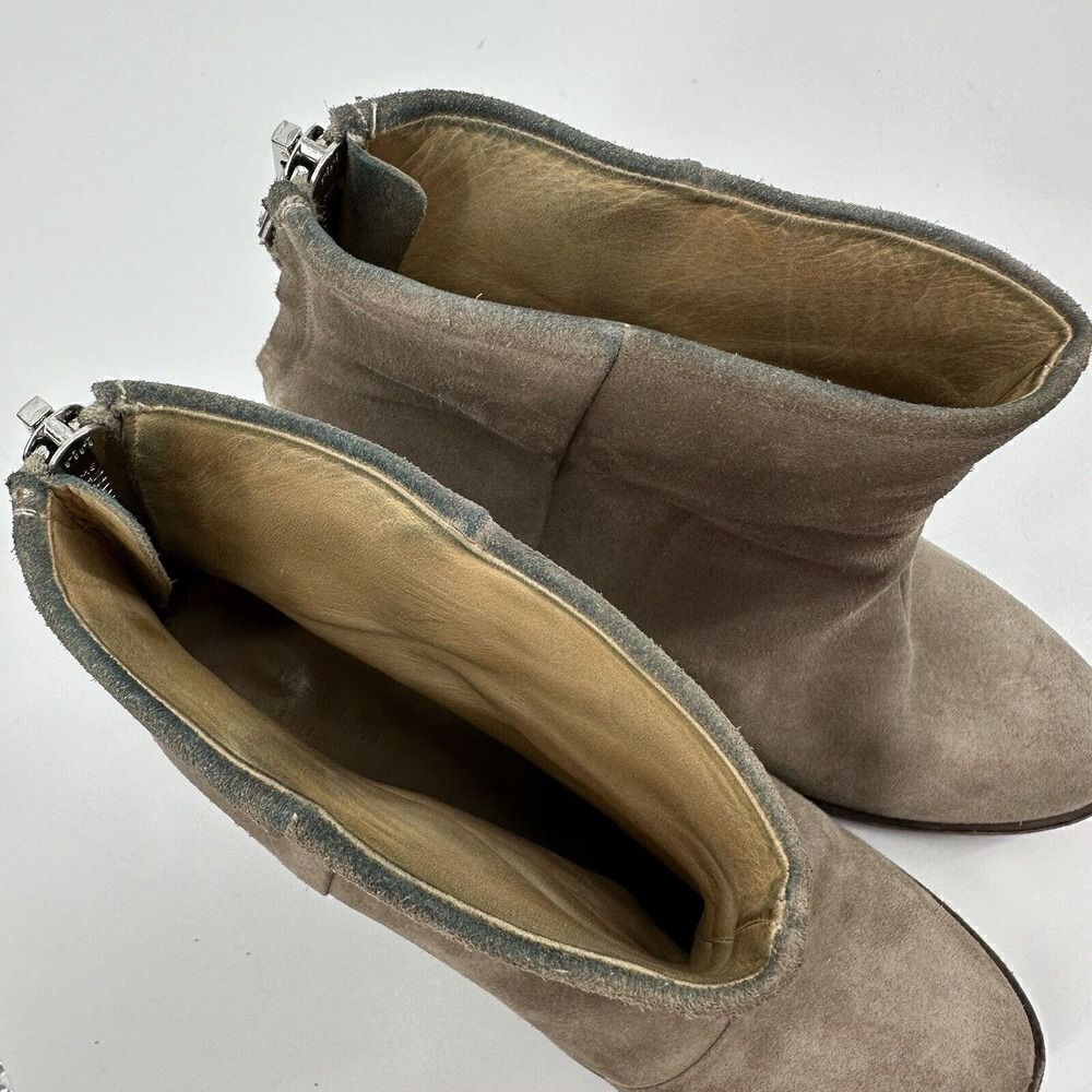 Rag & Bone Ashby Suede Ankle Boots Booties Stone Gray Size 39.5 US 9.5‎ - Picture 10 of 10